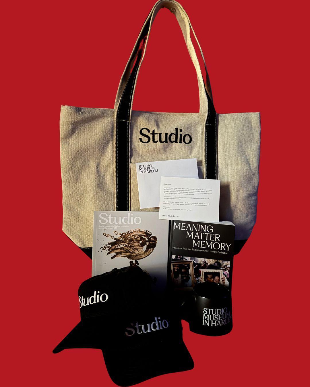 Studio museum Basket including membership and merch